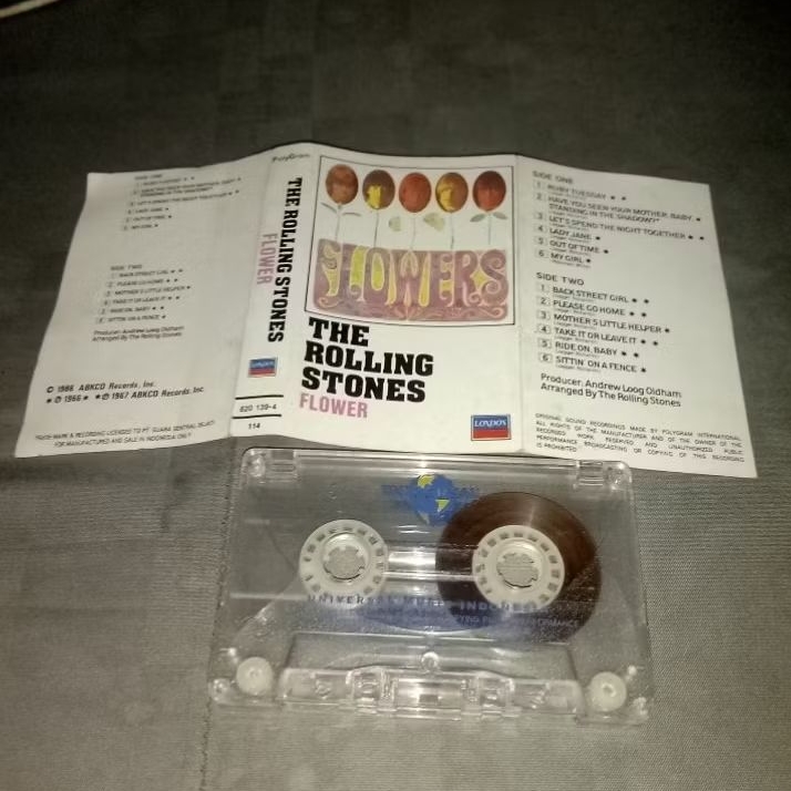 kaset pita:The Rolling Stones-Flower