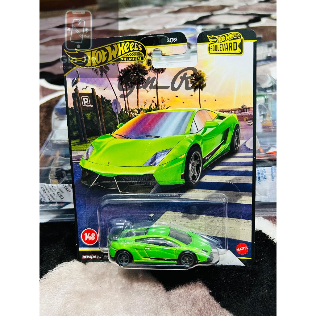 Hot Wheels Premium Boulevard Lamborghini Gallardo Hijau