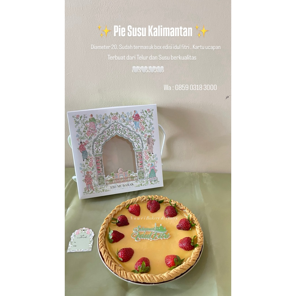 HAMPERS IDUL FITRZI EGG TART/PIE SUSU KALIMANTAN