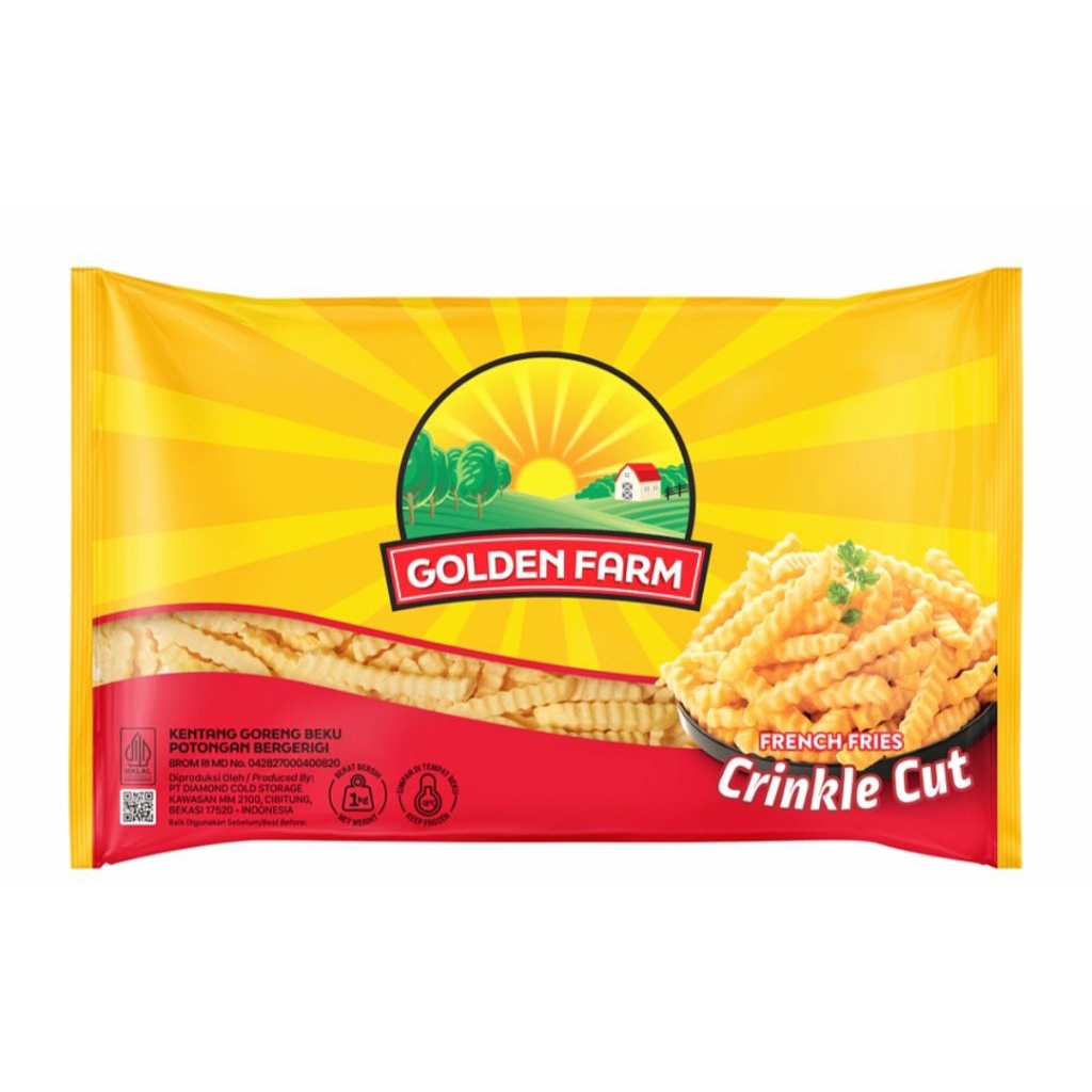 Kentang Goreng Golden Farm 1Kg
