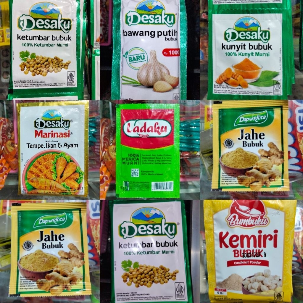 [ECER] DESAKU BUMBU BUBUK INSTAN / BUMBU REMPAH HALUS PRAKTIS