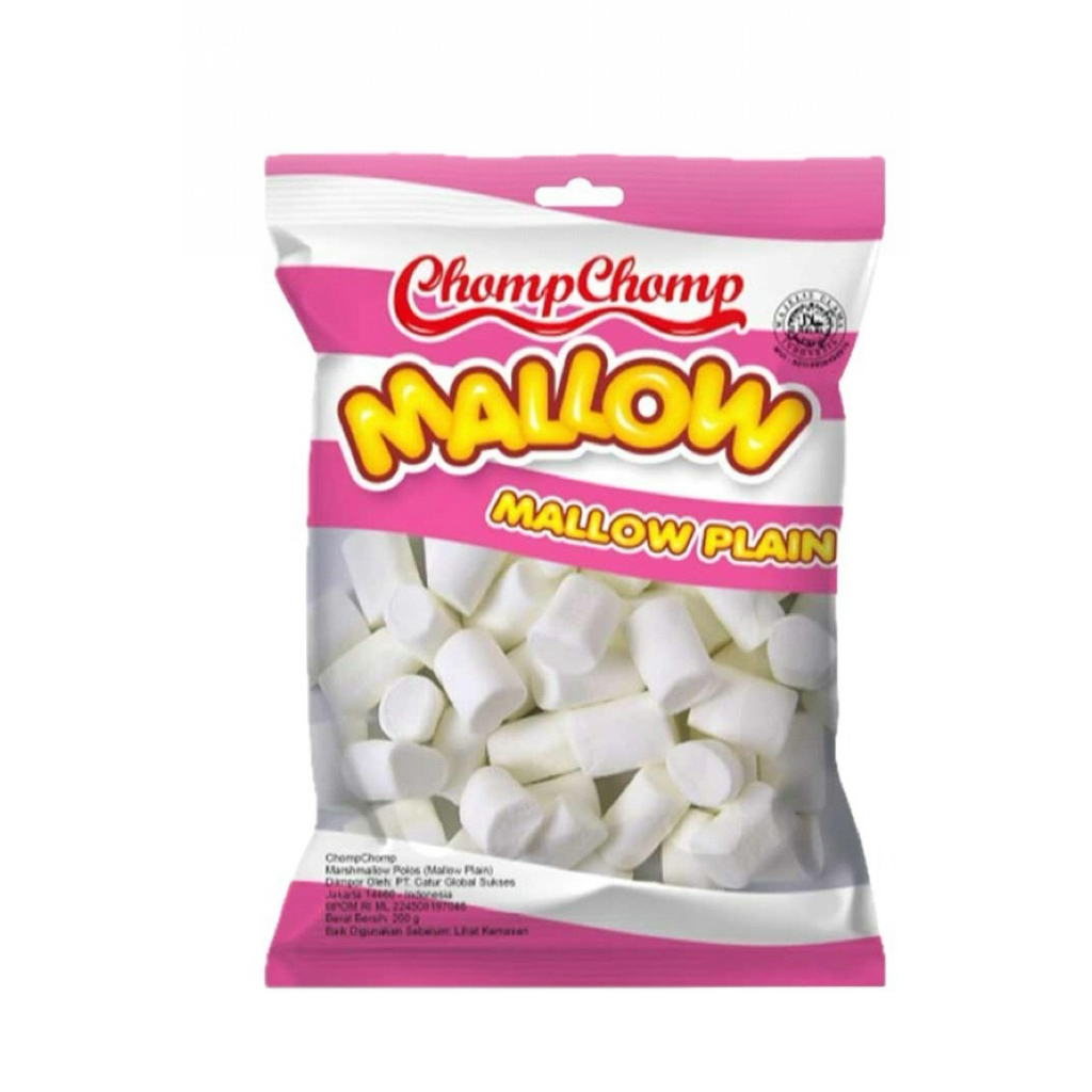 CHOMP CHOMP MALLOW PLAIN PCK 200GR