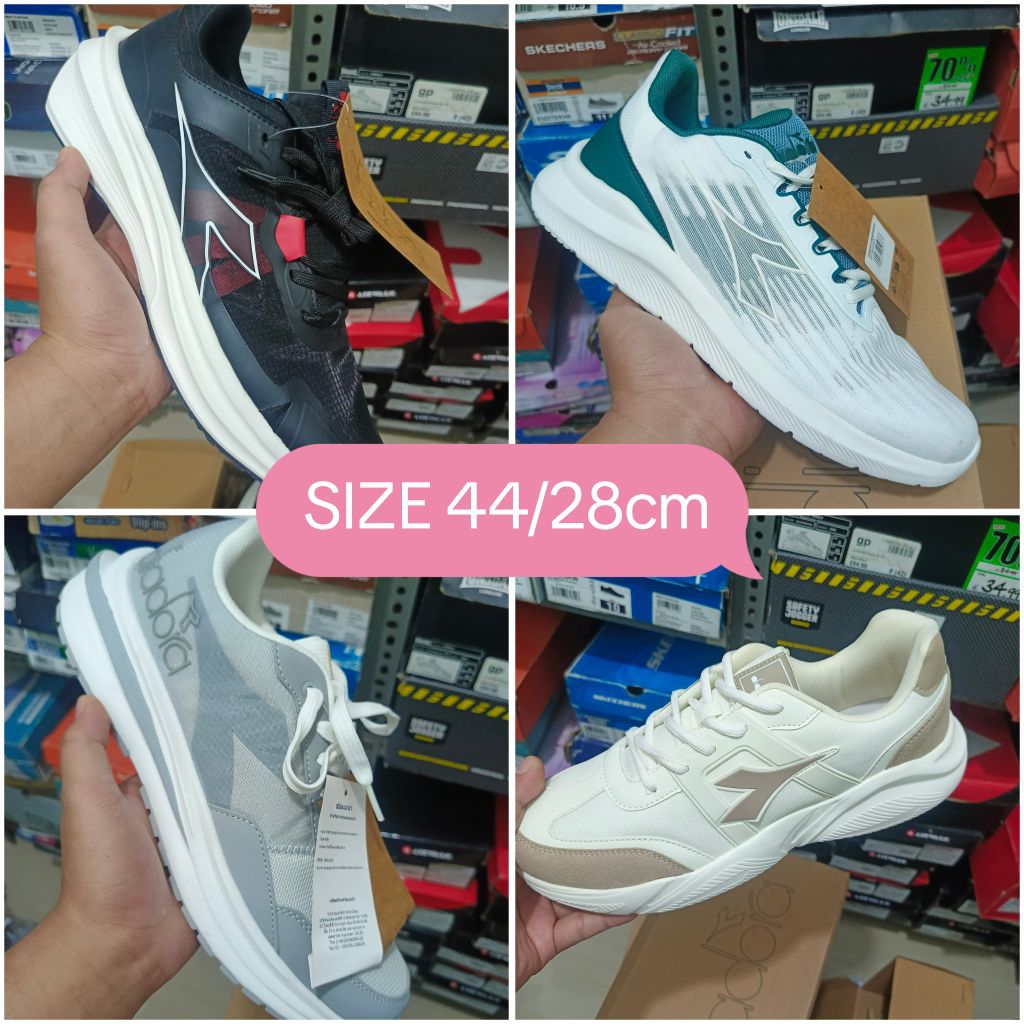 SIZE 44 28CM Diadora Kegan 'Black' Original Resmi Store