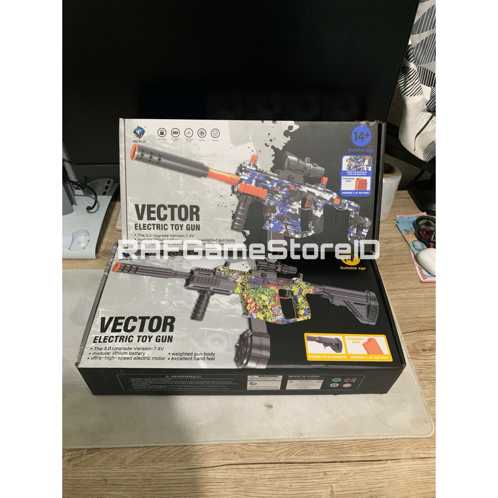 Mainan Anak Water Gel Toys Jelly Toys Tembakan Mainan WGB Black Orange Sheng Ye Kriss Vector