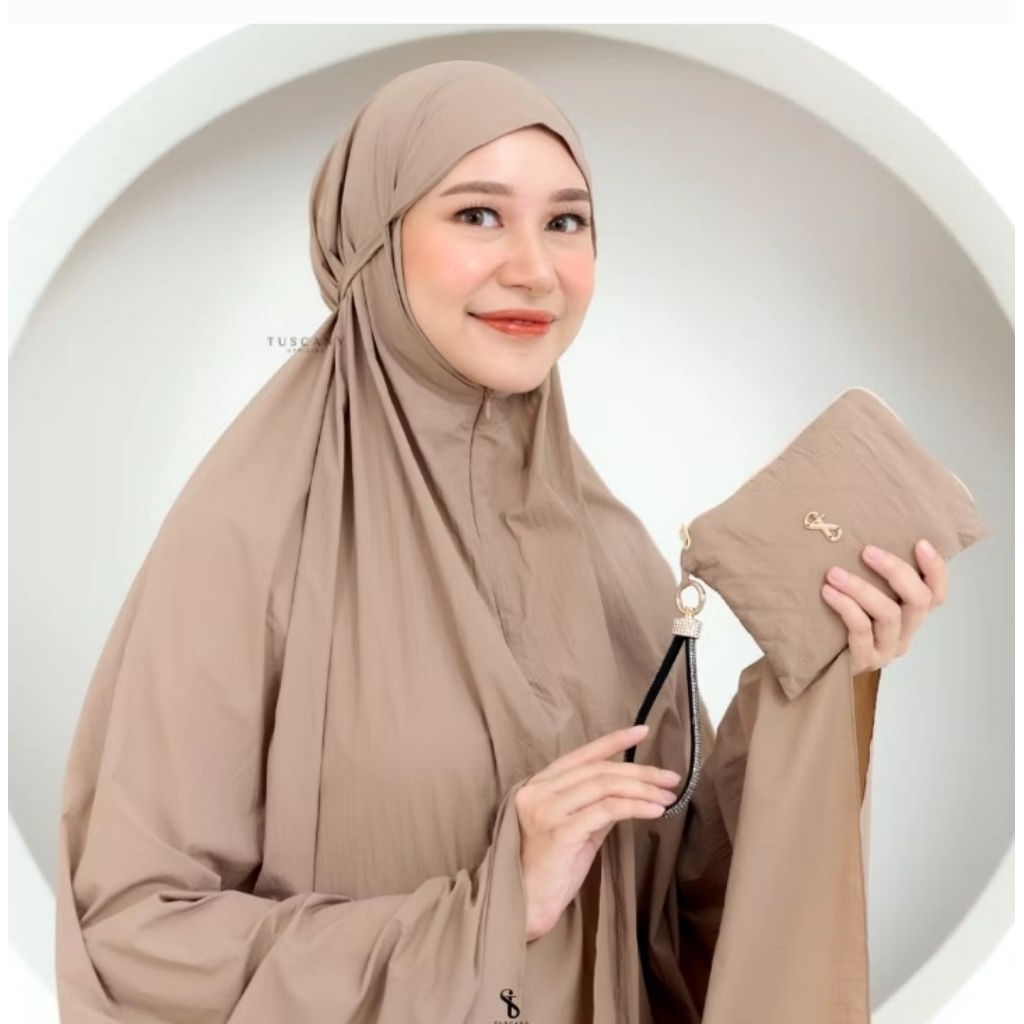 Tuscany Official - Mukena Parasut The Notebook - Mukena Travel Minus Tali