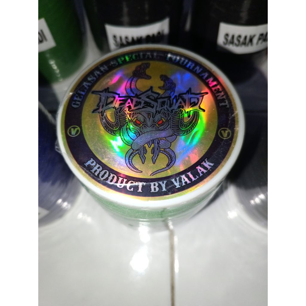 (1 pcs)Gelasan VALAK "DEADSQUAD" super silicone, molor, size 0.22 (original by VALAK FIRMANSYAH), kl