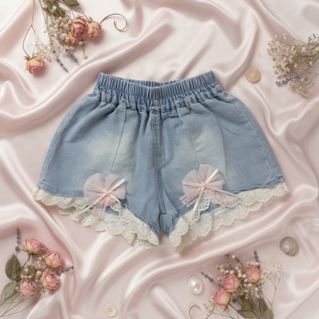 Ciobaby.id-Liana Jeans|Celana Pendek|Celana Jeans Pendek|Celana Jeans Anak Perempuan|Baju Lebaran|Ce