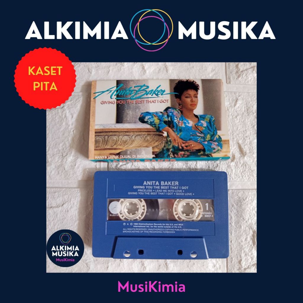 Kaset Pita Anita Baker - Giving You The Best That I Got