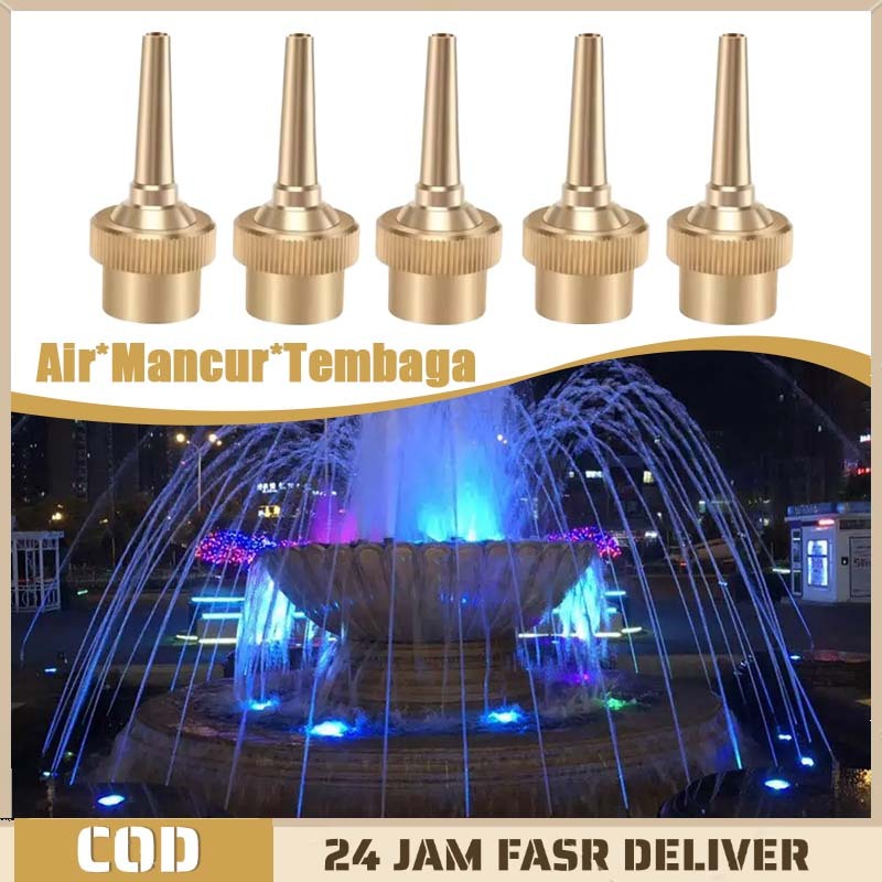 Nozzle Air Mancur 1/2 Inch Dan 3/4 Inch Copper Material Nosel Air Mancur Nozzle Air Mancur Nozzle Ko
