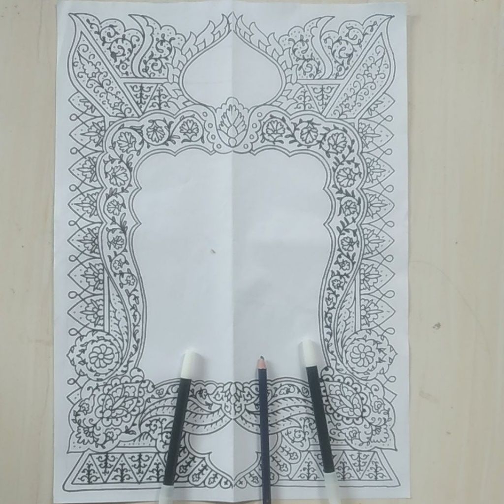 Mal kaligrafi mushaf A3