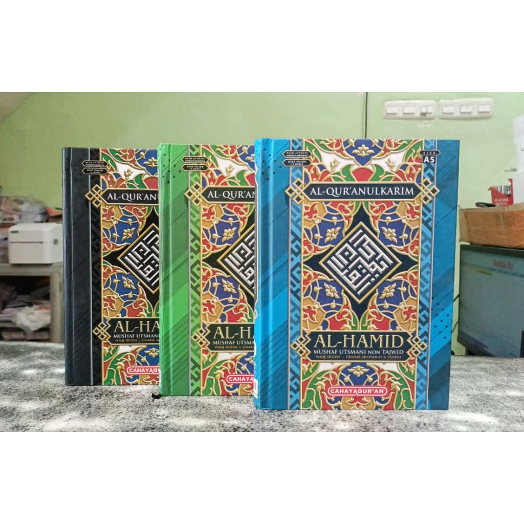 AL-QUR'AN UTSMANI A5 STANDAR KHOT UTSMANI HVS WAQAF & IBTIDA'