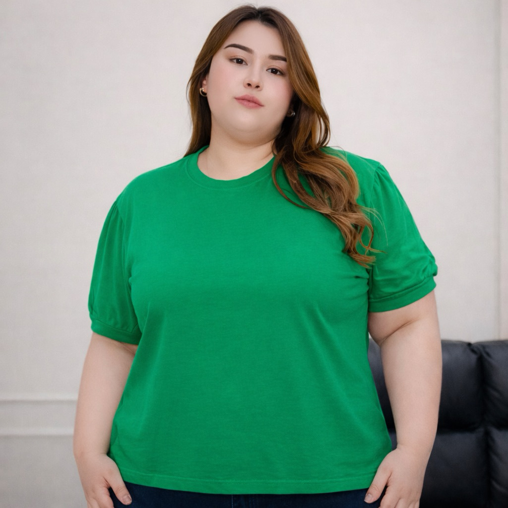 KANITA 10 | Kaos Puffy Oversize Lengan Balon Jumbo Atasan Wanita Kekinian