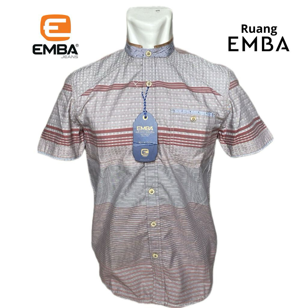 EMBA - Kemeja Koko EMBA Lengan Pendek size M