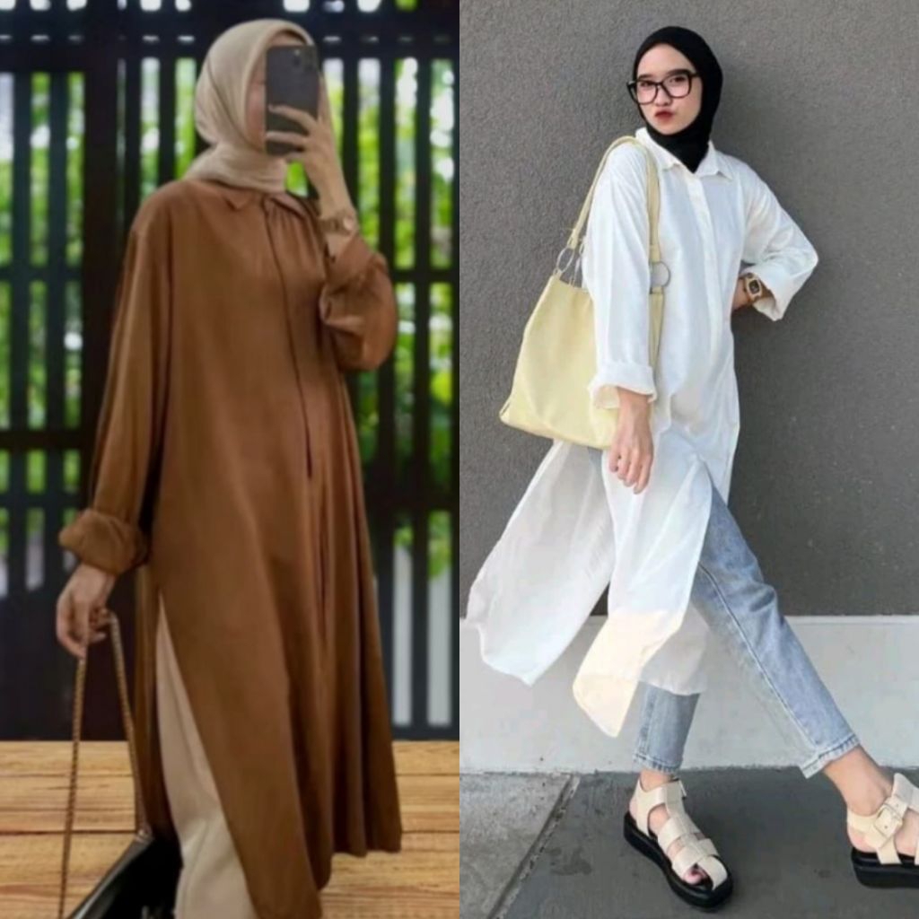 Marsya Tunik Rayon - Tunik Rayon Twill - Tunik Rayon Polos