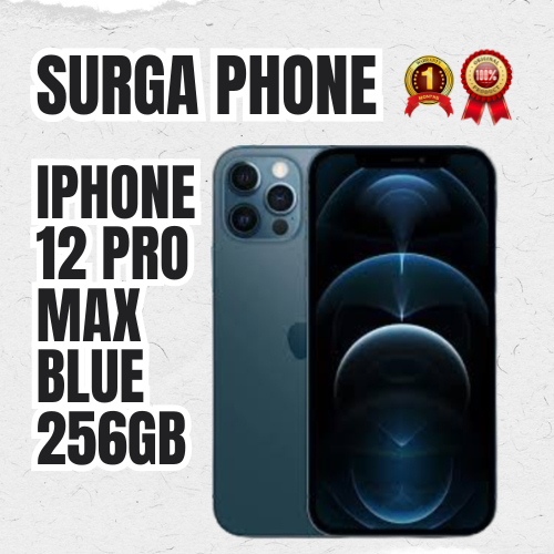 IPHONE 12 PRO MAX BLUE 256GB ORIGINAL EX IBOX BH 79% (MINUS)
