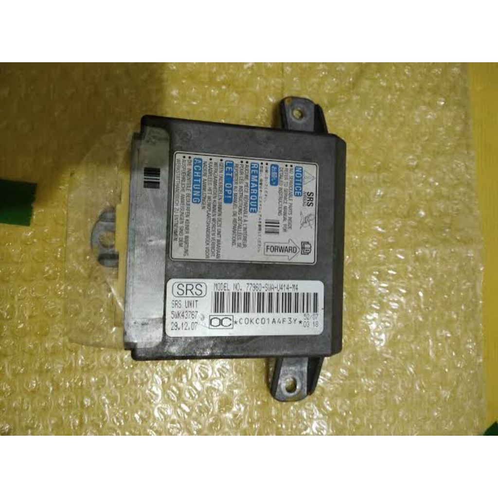 Modul SRS Airbag Air Bag Honda CRV Gen 3 SWA