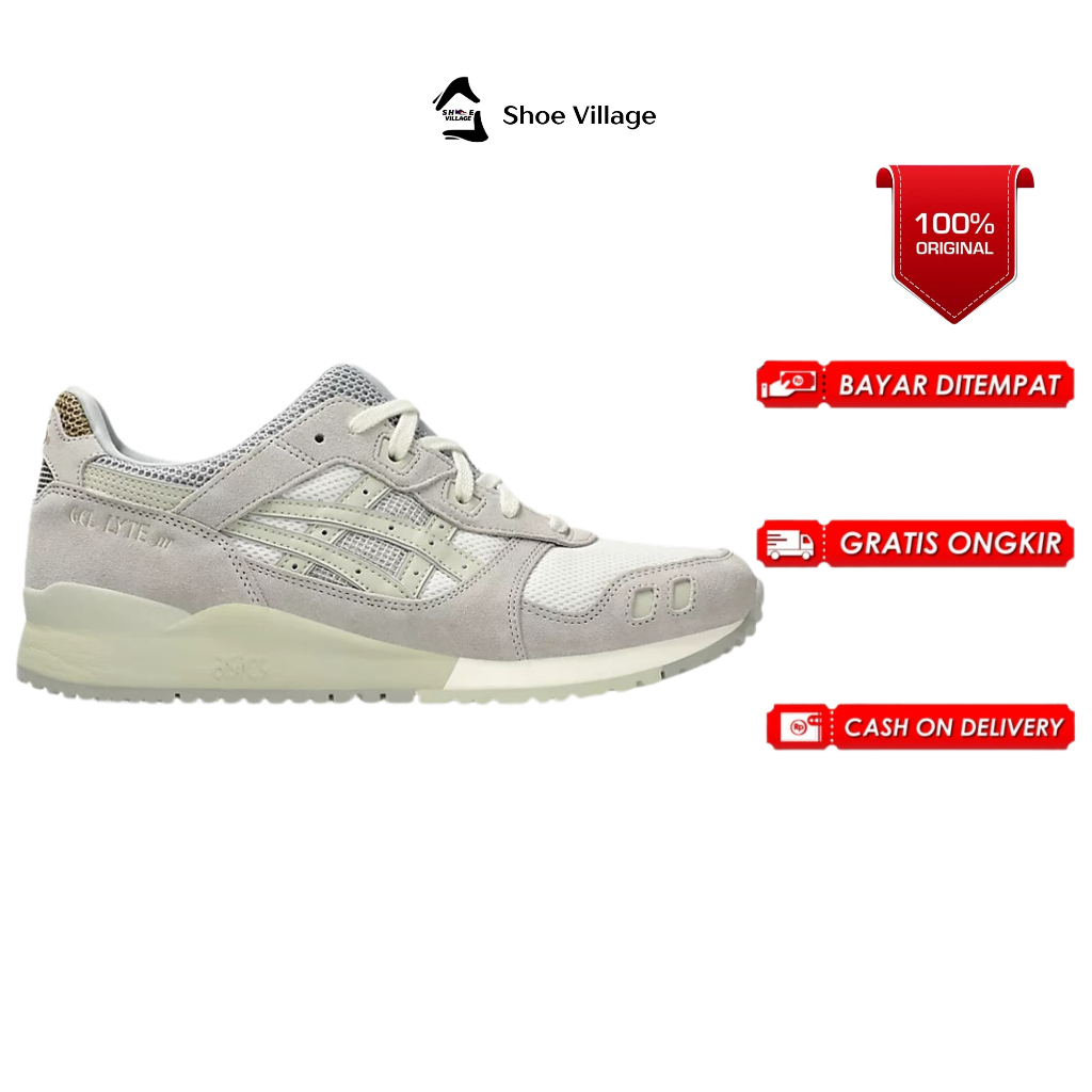 Sepatu Sneakers Asics Gel Lyte III OG - Cream/Light Dust Original Resmi
