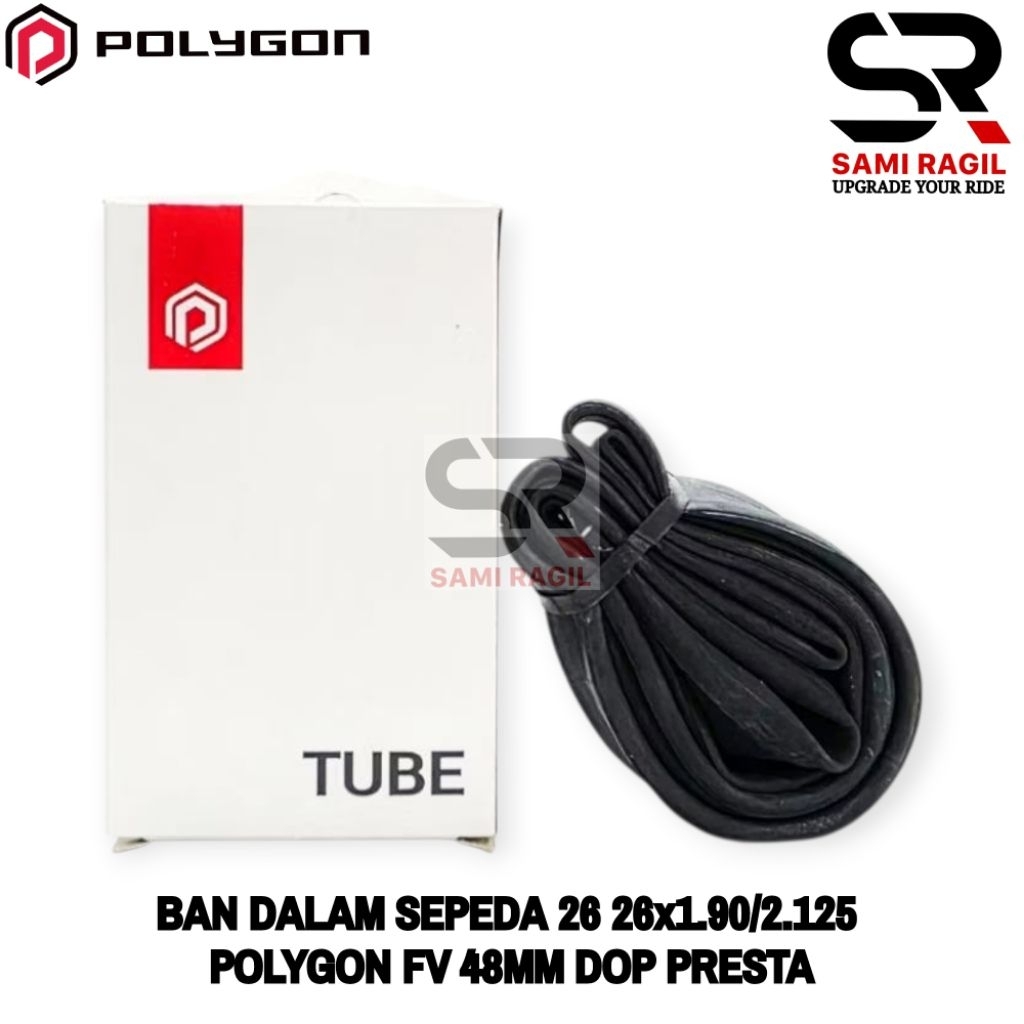 BAN DALAM SEPEDA 26 26x1.90/2.125 POLYGON FV 48MM DOP PRESTA 26 x 1.90 1.95 2.00 2.10 2.125 26x1.95 