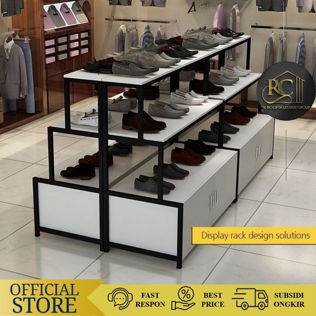 Rak Display Tas Sepatu|Rak Toko Sepatu|Rak Display