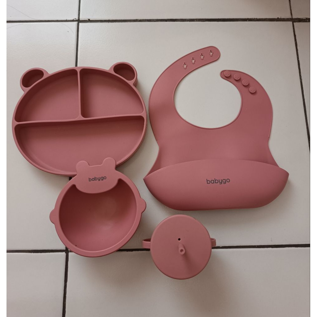 preloved alat makan mpasi set