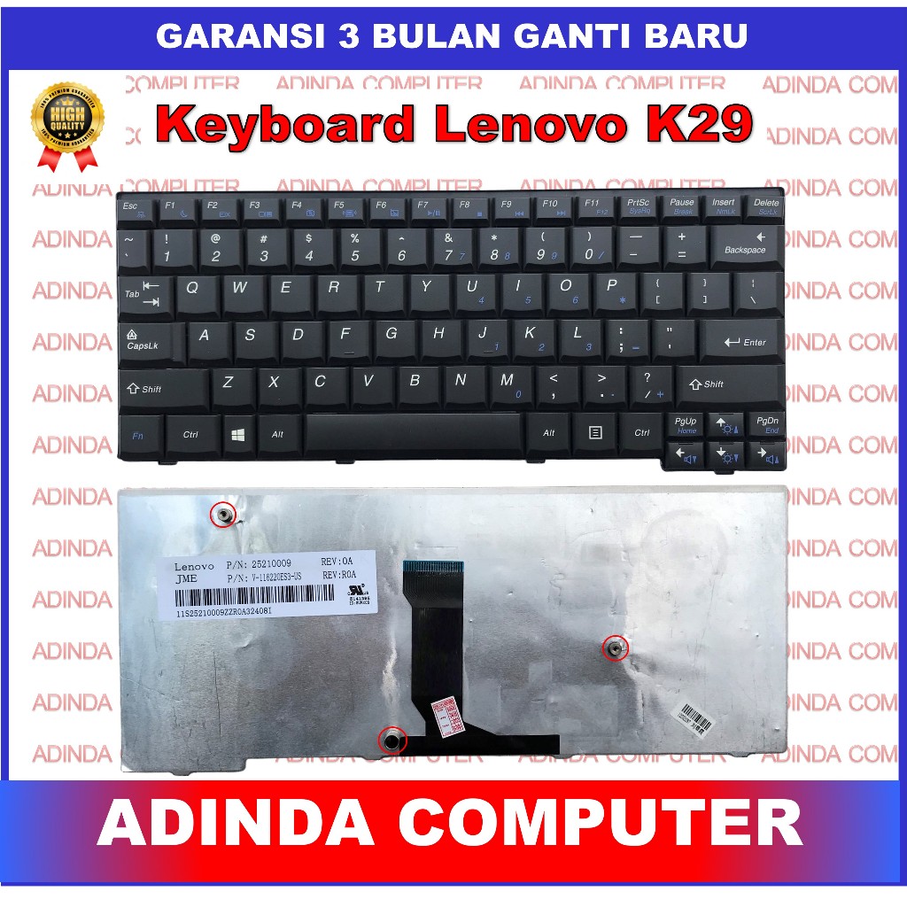 Keyboard Lenovo K29 K29A K29L E29