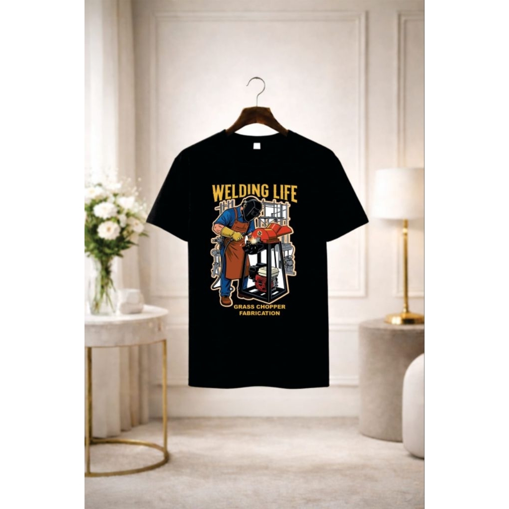 Kaos Mekanik Kaos Tekhnik Kaos Produksi Mesin Chopper Kaos chopper mania