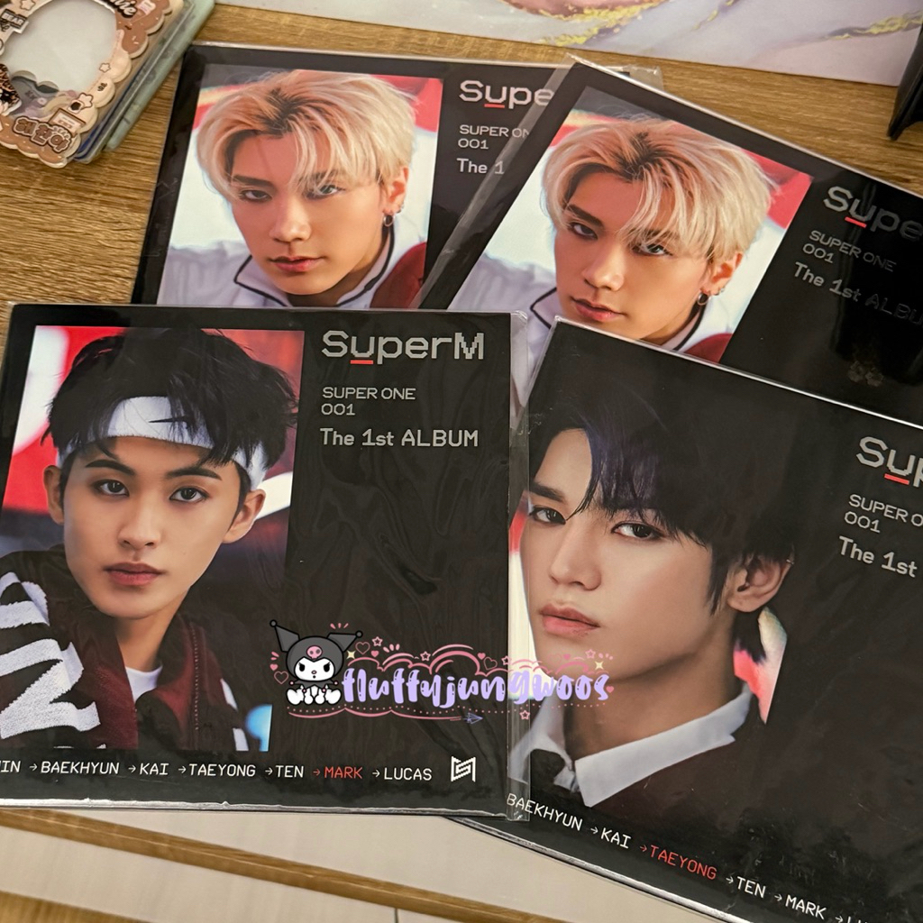 signed lp super m taeyong mark ten nct wayv