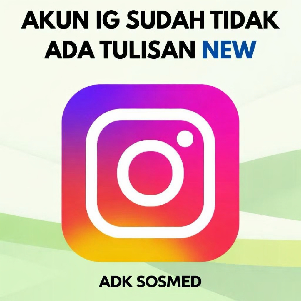 AKUN IG TUA SUDAH TIDAK ADA TULISAN NEW AKUN IG TUA AKUN IG LAWAS BERGARANSI