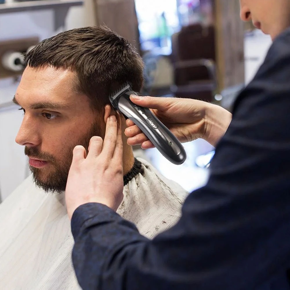 Mesin Cukur Rambut Hair Trimmer Profesional - Alat Cukur Rambut Jenggot Grooming Kit Pria CL106 Leng