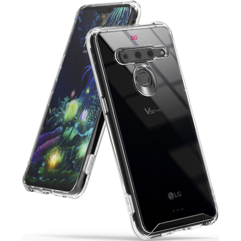 CASE FOR LG V50 THINQ / LG V60 THINQ CASING ANTICRACK SOFTCASE JELLY ANTISHOCK TPU SHOCKPROF CLEAR