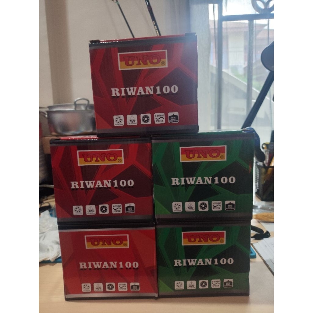 Reel Mancing Udang Uno Riwan 100 set 5 pcs