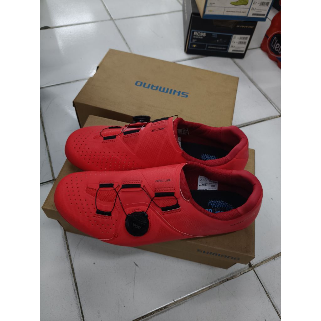 SEPATU CLEAT SEPEDA BALAP ROADBIKE SHIMANO RC100 RC300 RX8 RC702 ORIGINAL SHIMANO Top