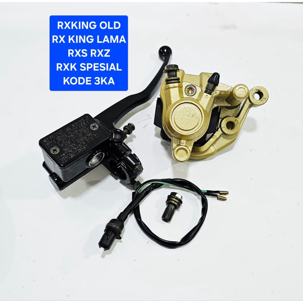 KALIPER DEPAN PALA BABI DEPAN RXK OLD RXKING LAMA RXS RX KING SPESIAL 3KA SET KAMPAS BAUT RING MASTE
