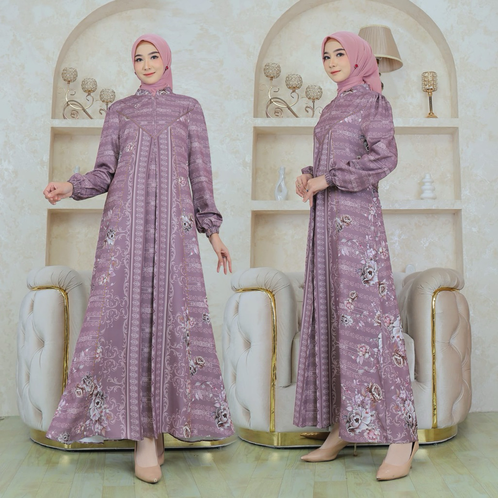 Gamis Azkia Bahan Lionel Richie Premium Terbaru
