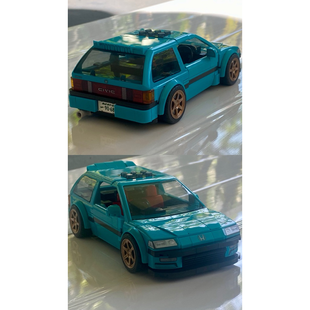 Mattel Brick Shop Hotwheels Speed Series Honda Civic EF