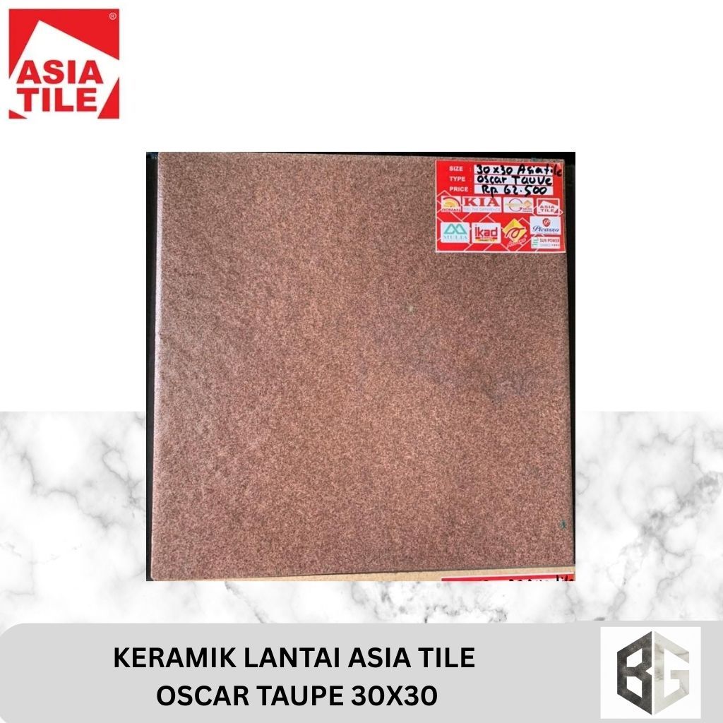 KERAMIK LANTAI ASIA TILE Oscar Taupe 30x30