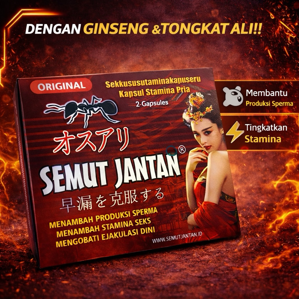 Kapsul Semut Jantan Original Herbal  Privasi Aman, Mudah Dibawa Terlaris