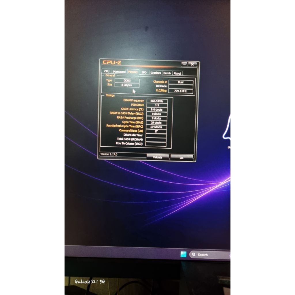 ram ddr3 8gb 4x2 team dark 2400mhz