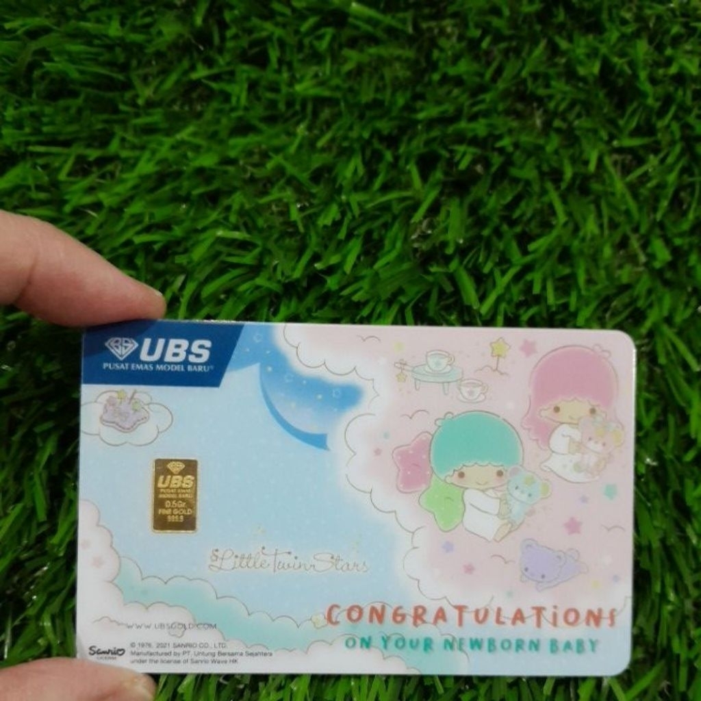 UBS GOLD 0.5 gram twinstar