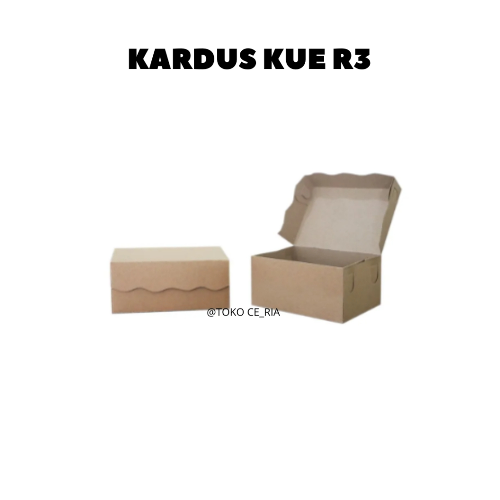 KARDUS KUE R3 / KARDUS SNACK R3