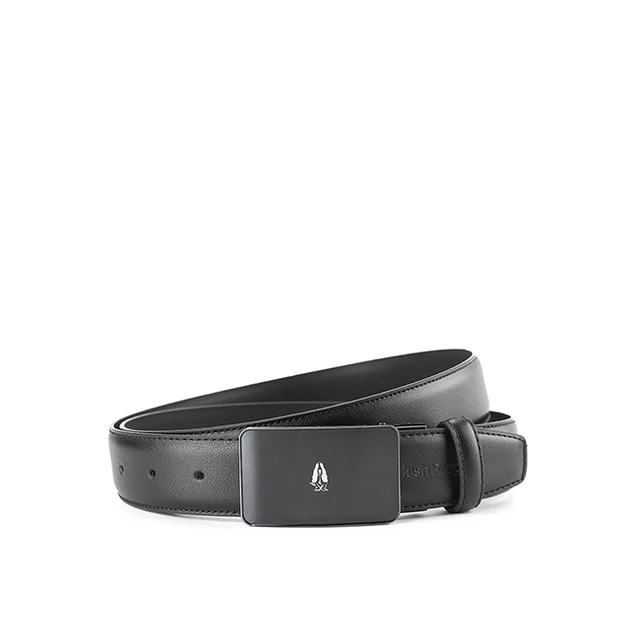 Hush Puppies HPA50980BK Men Belt Dennis Flat Clip In Black