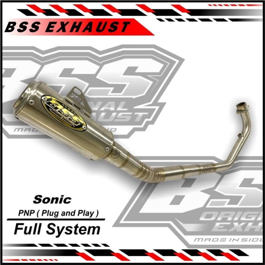 Knalpot BSS Sonic Original BSS Full Request