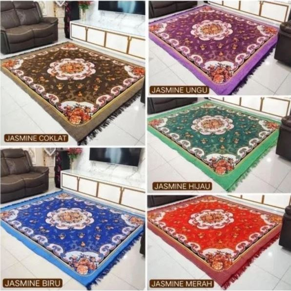 Pekanbaru Tgl 2 Juni 2026 - Karpet Permadani Jasmine Ukuran 240 x 195 cm Jumbo