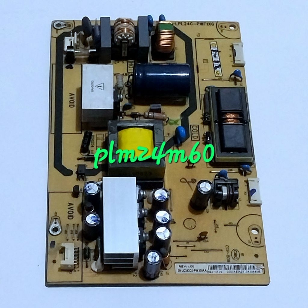 PSU TV LCD POLYTRON PLM24M60 PLM 24M60 24M60 ORIGINAL REGULATOR POWER SUPPLY
