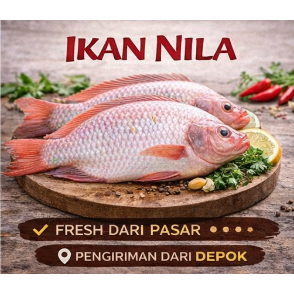 QEIRA Ikan Nila Segar Fresh Pasar Depok Daging Manis