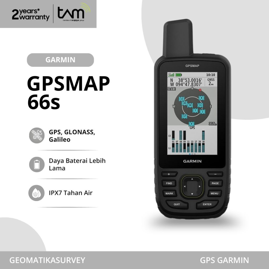Gps Garmin 66s / Gps Garmin 66s Bekas Lengkap