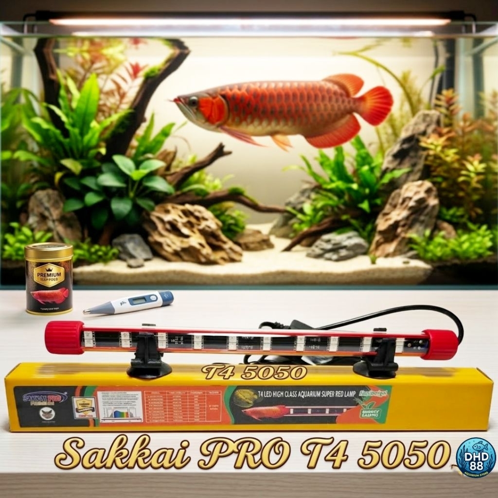LAMPU SAKAI PRO T4-5050-LED, HIGH CLASS SUPER RED LAMP