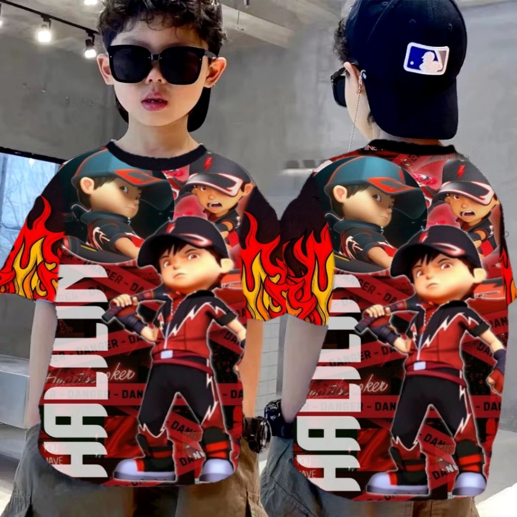 30 RB KAOS ANAK LAKI-LAKI PEREMPUAN BAJU BOBOIBOY KAOS BOBOIBOY