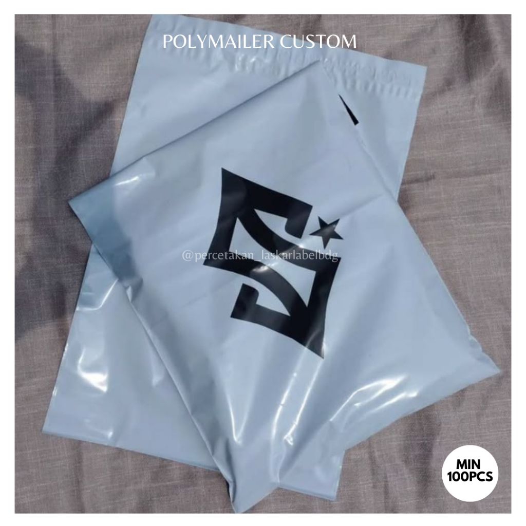 100pcs plastik polymailer polymer sablon polymer custom