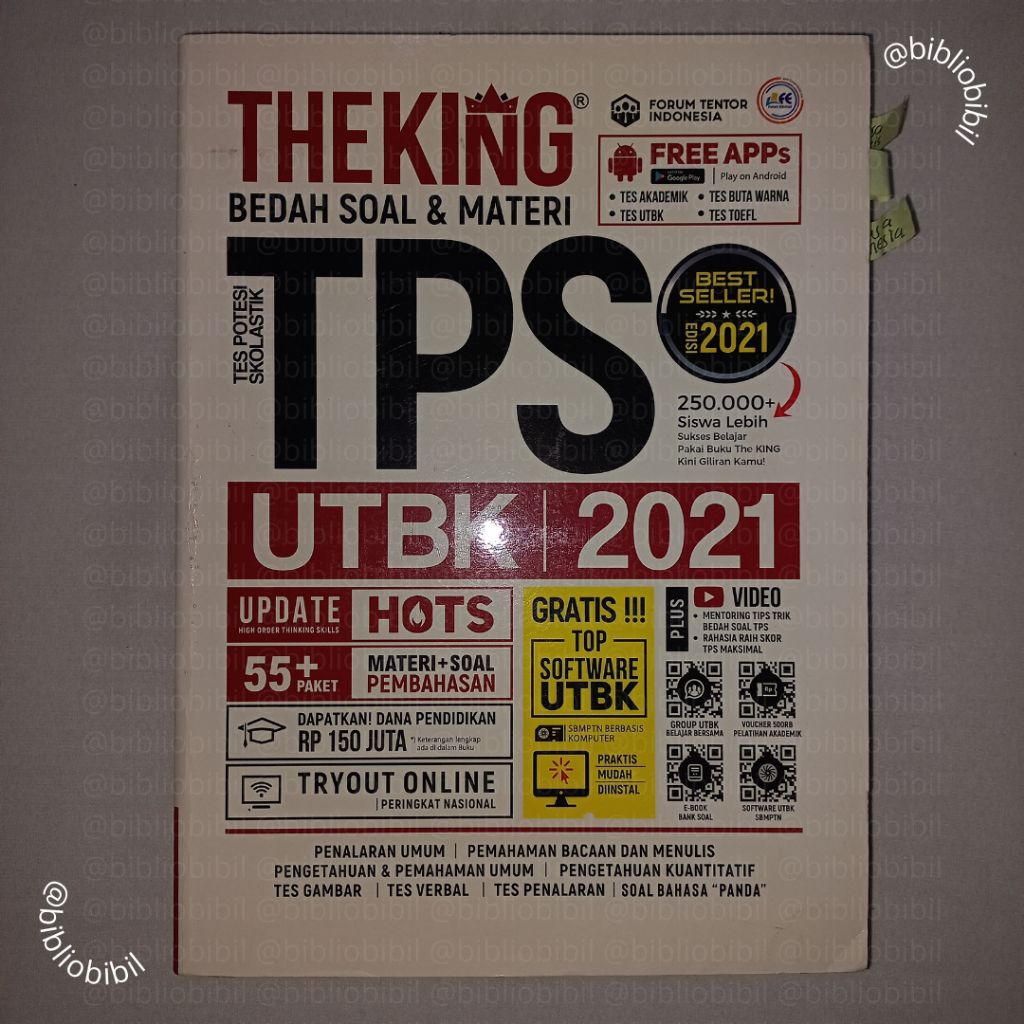 [Preloved] The King TPS SBMPTN UTBK 2021